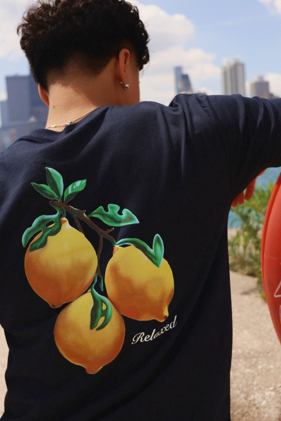 Resort Club: Capri Lemon Tee Navy