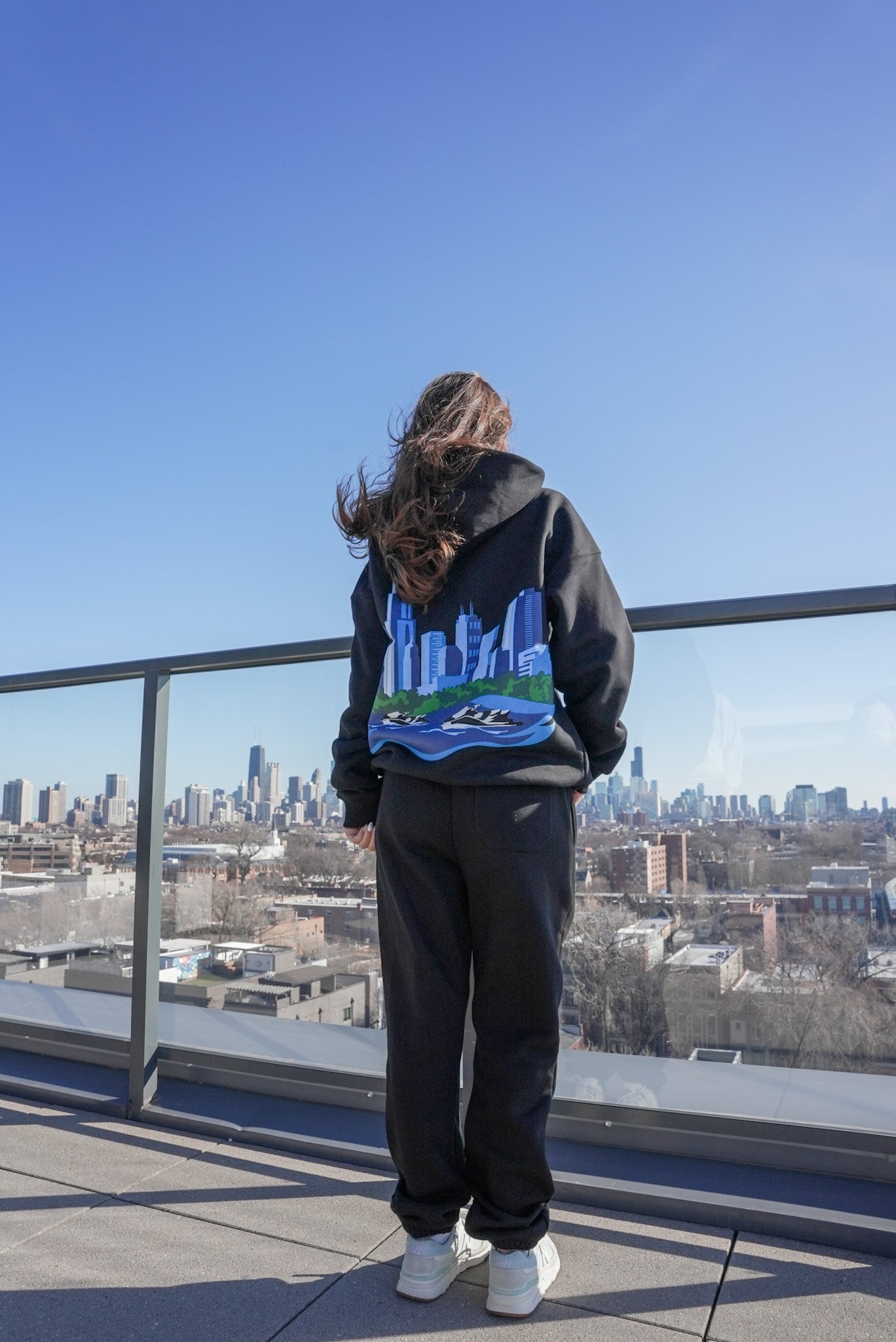 Destinations: Chicago Hoodie Black