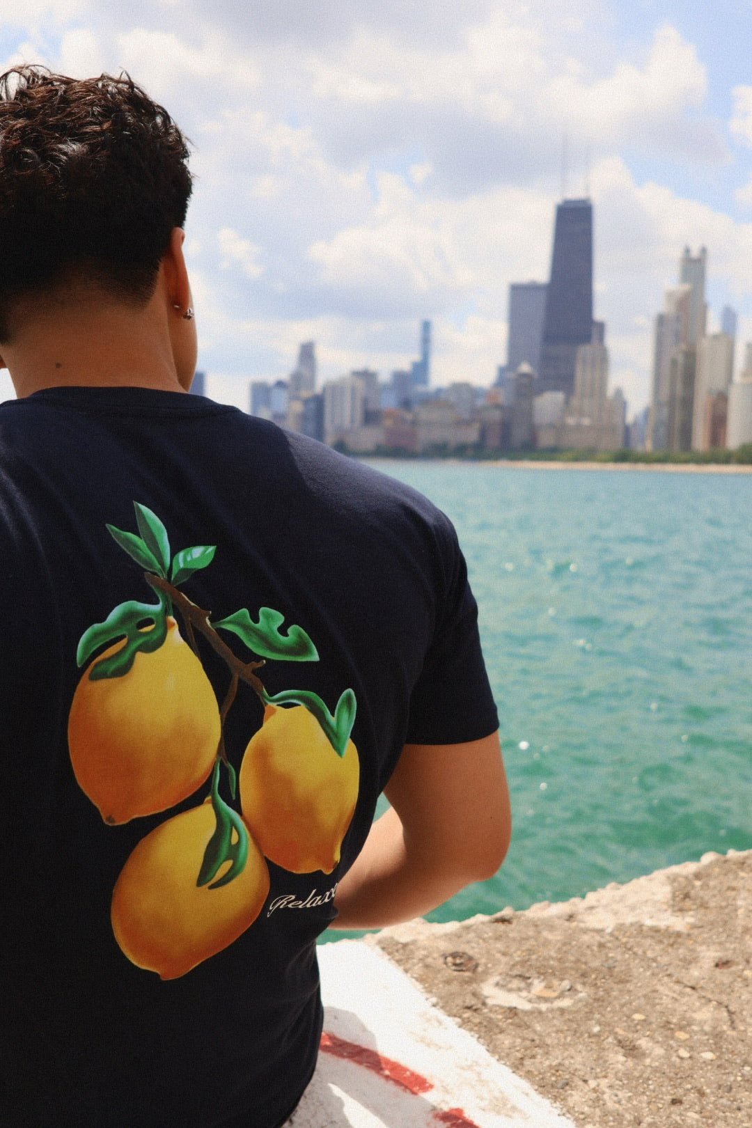 Resort Club: Capri Lemon Tee Navy