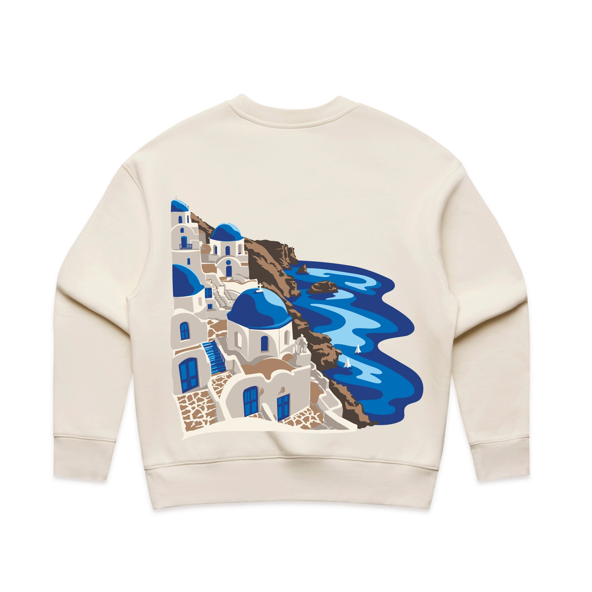 Destinations: Santorini Crewneck (Women's)