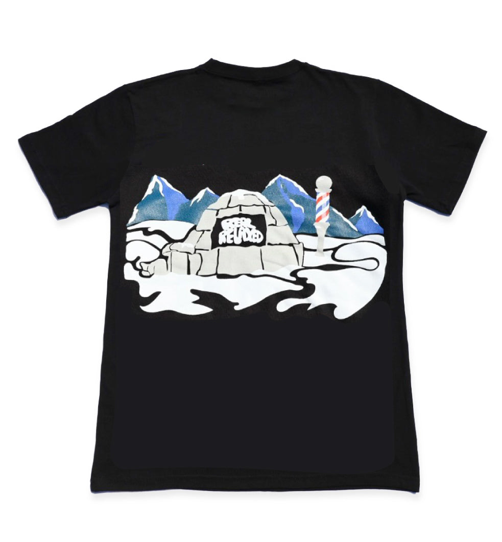 Keso's: Igloo Barber Shop Tee Black