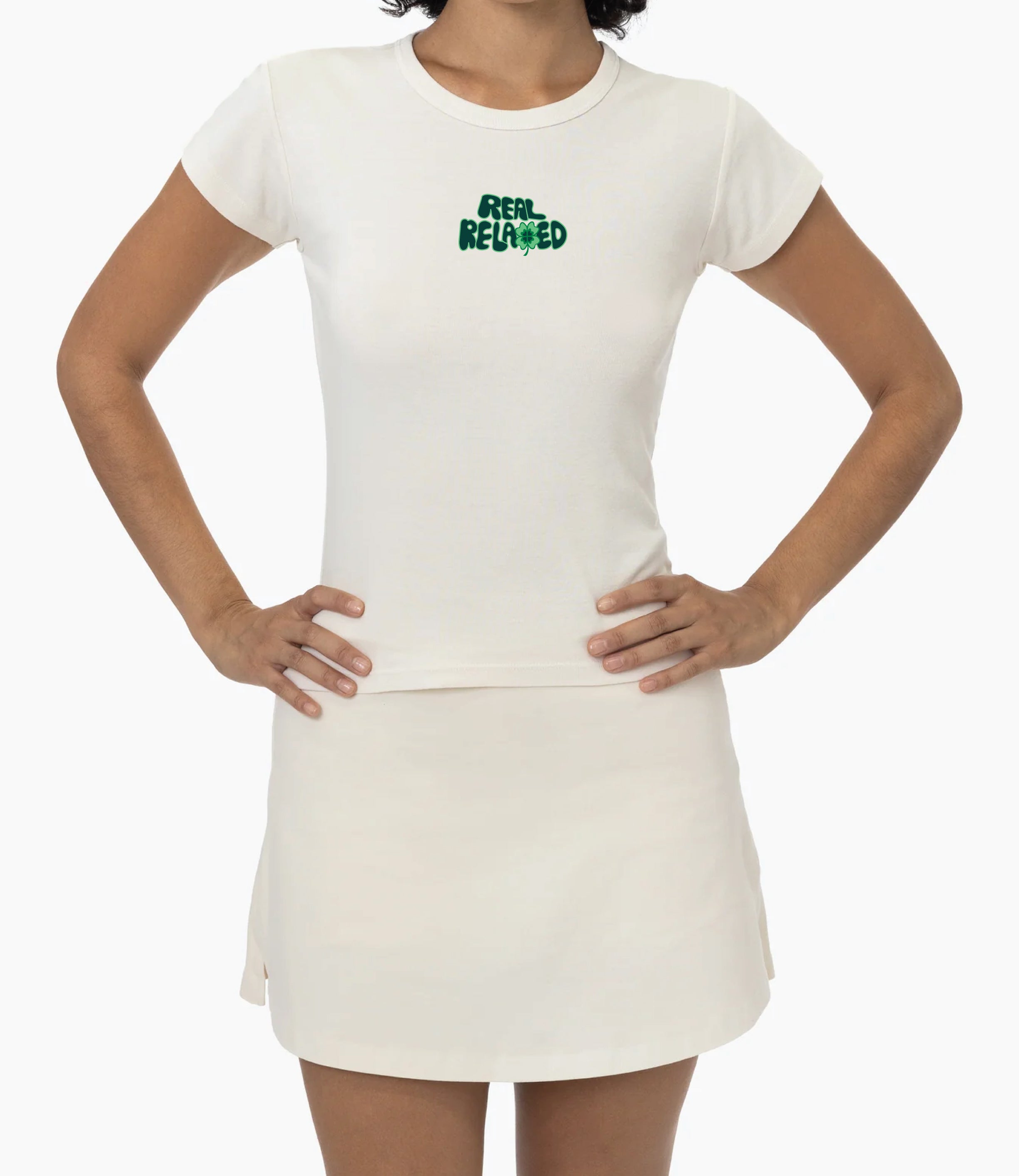 SP: St. Patrick's Day Baby Tee Cream